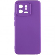 Чохол TPU GETMAN Liquid Silk Full Camera для Xiaomi 13 Фіолетовий / Purple