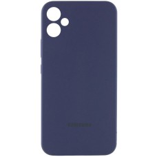 Чохол Silicone Cover Lakshmi Full Camera (AAA) with Logo для Samsung Galaxy A07 Темно-синій / Midnight blue