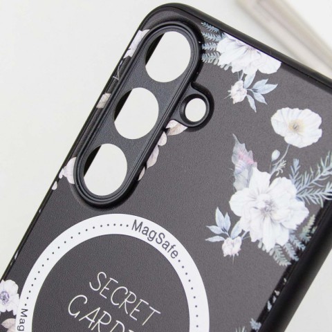 TPU+PC чохол Secret Garden with MagFit для Samsung Galaxy S24 Black