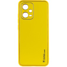 Шкіряний чохол Xshield для Xiaomi Poco X5 5G / Redmi Note 12 5G Жовтий / Yellow
