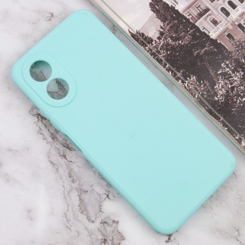 Силіконовий чохол Candy Full Camera для Oppo A78 4G Бірюзовий / Turquoise