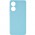 Силіконовий чохол Candy Full Camera для Oppo A78 4G Бірюзовий / Turquoise