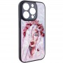 TPU+PC чохол Prisma Ladies для Apple iPhone 14 Pro (6.1") Ukrainian Girl