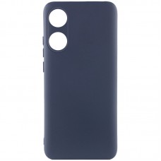 Чохол Silicone Cover Lakshmi Full Camera (AAA) для Oppo A58 4G Темно-синій / Midnight blue