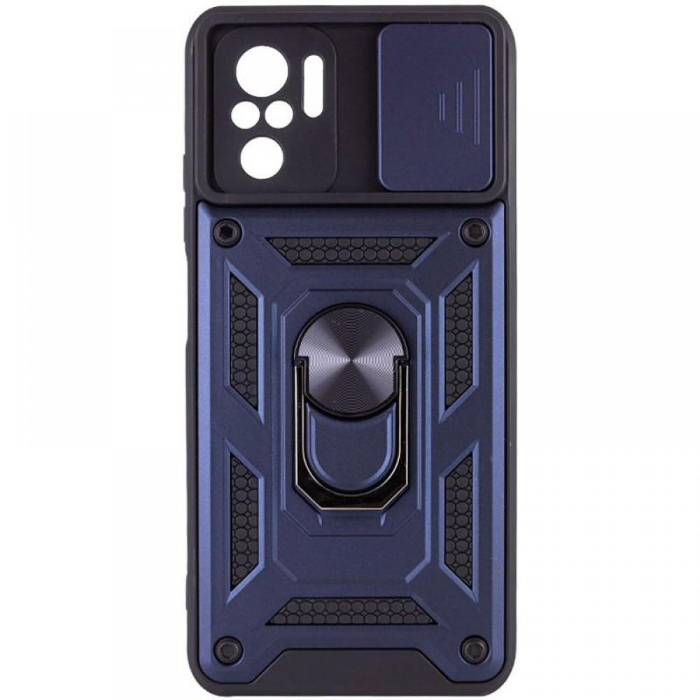 Чохол Ummi Camshield Serge Ring для Xiaomi Redmi Note 10 / Note 10s / Poco M5s Синій