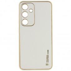 Шкіряний чохол Xshield для Samsung Galaxy S23 Білий / White