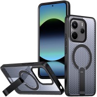 Чохол TPU Breeze with MagSafe stand для Xiaomi Redmi Note 14 4G (Europe version) Black