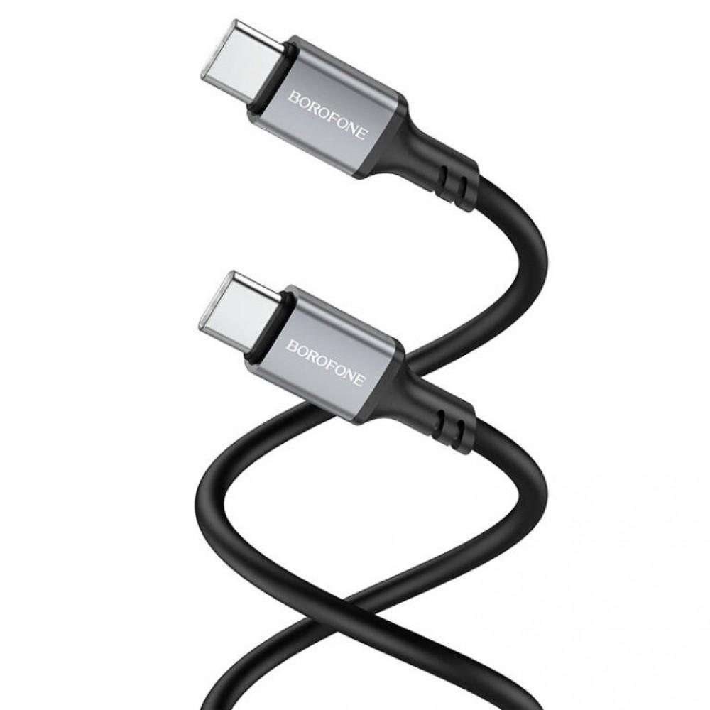 Дата кабель Borofone BX83 Famous PD60W Type-C to Type-C Black