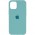 Чохол Silicone Case Full Protective (AA) для Apple iPhone 15 (6.1") Бірюзовий / Marine Green