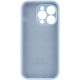 Чохол Silicone Case Full Camera Protective (AA) для Apple iPhone 14 Pro (6.1") Блакитний / Sweet Blue
