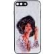 TPU+PC чохол Prisma Ladies для Apple iPhone 7 plus / 8 plus (5.5") Girl in a hat