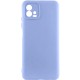 Чохол TPU GETMAN Liquid Silk Full Camera для Motorola Moto G72 Бузковий / Light purple
