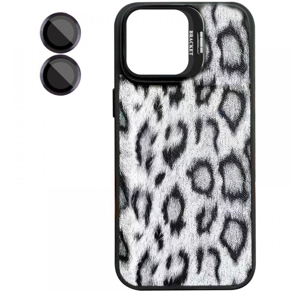 Чохол TPU+PC Wild Leopard with MagSafe and Lens для Apple iPhone 17 (6.3") Black