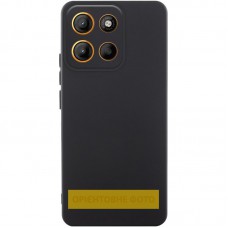 Чохол Silicone Cover Ummi Lakshmi Full Camera (AA) для Motorola Moto G35 Чорний / Black