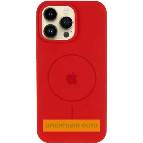 Чохол Silicone Case Full Protective (AA) V2 with MagSafe для Apple iPhone 16e / 17e (6.1") Червоний / Red