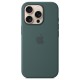Чохол Silicone case (AAA) full with Magsafe and Animation для Apple iPhone 16 Pro (6.3") Lake Green