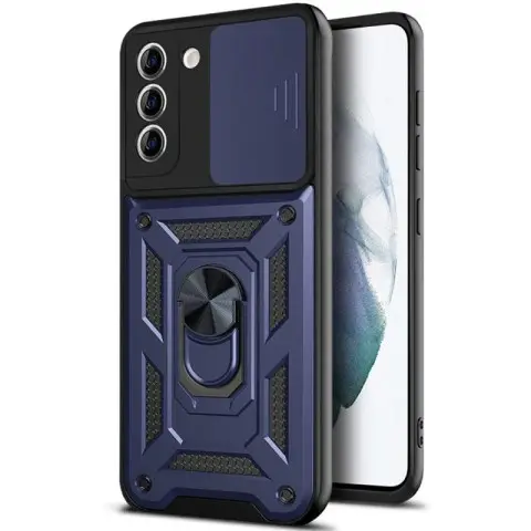 Чохол Ummi Camshield Serge Ring для Samsung Galaxy S22+ Синій