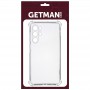 TPU чохол GETMAN Ease logo посилені кути Full Camera для Samsung Galaxy S22 Ultra Безбарвний (прозорий)