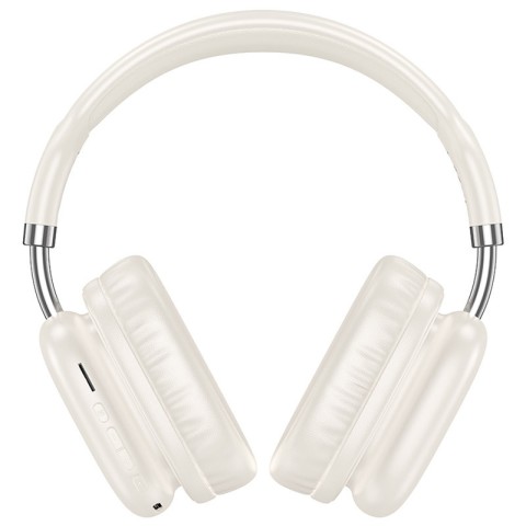 Накладні бездротові навушники Hoco W52 Wonderful Milky White