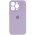 Чохол Silicone Case Full Camera Protective (AA) для Apple iPhone 15 Pro Max (6.7") Бузковий / Lilac