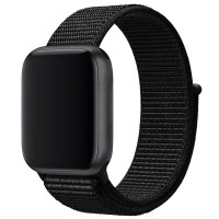 Ремінець Nylon для Apple Watch 38/40/41/42mm(ser.10) Чорний / Black