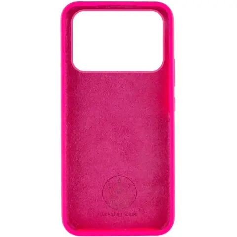 Чохол Silicone Cover Lakshmi (AAA) для Xiaomi Poco X6 Pro Рожевий / Barbie pink