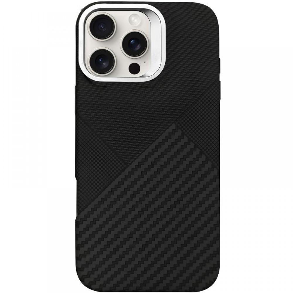 TPU чохол Pixel Craft with MagSafe для Apple iPhone 16 Pro (6.3") Graphite Flow