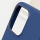 Чохол Silicone case (AAA) with Magsafe and Animation (button) для Apple iPhone 16 Pro Max (6.9") Denim