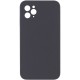 Silicone Case Square Full Camera Protective (AA) NOLOGO для Apple iPhone 11 Pro Max (6.5") Сірий / Dark Gray