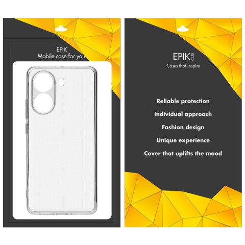 TPU чохол Epic Transparent 1,5mm Full Camera для Xiaomi Poco X7 Pro Безбарвний (прозорий)