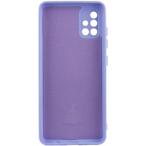 Чохол Silicone Cover Ummi Lakshmi Full Camera (AA) для Samsung Galaxy A71 Бузковий / Dasheen