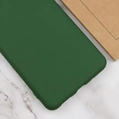 Чохол Silicone Cover Lakshmi Full Camera (AA) для Motorola Moto G85 Зелений / Dark green