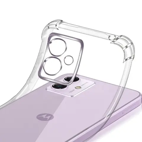 TPU чохол GETMAN Ease logo посилені кути Full Camera для Motorola Moto G54 Power Безбарвний (прозорий)