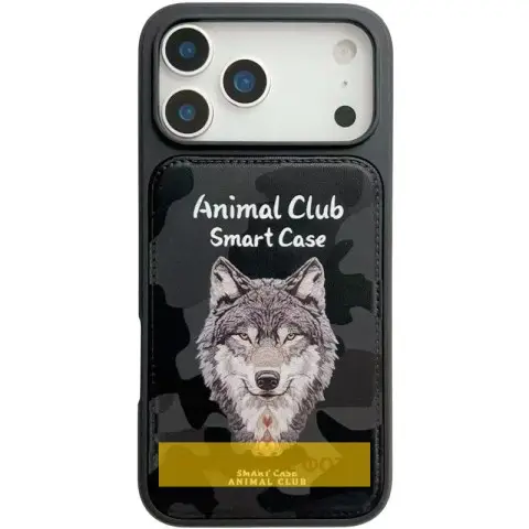 TPU+PC чохол Animal Club для Apple iPhone 17 Air (6.5") Black