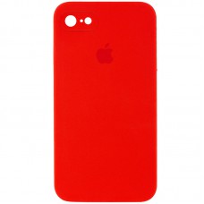 Чохол Silicone Case Square Full Camera Protective (AA) для Apple iPhone 6/6s (4.7") Червоний / Red
