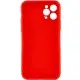 Силіконовий чохол Candy Full Camera для Apple iPhone 12 Pro Max (6.7") Червоний / Red