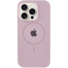 Чохол Silicone Case Full Protective (AA) with MagSafe для Apple iPhone 16 Pro (6.3") Рожевий / Pink Sand