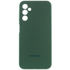 Чохол Silicone Cover Lakshmi Full Camera (AAA) with Logo для Samsung Galaxy A15 4G/5G / M15 5G Зелений / Cyprus Green