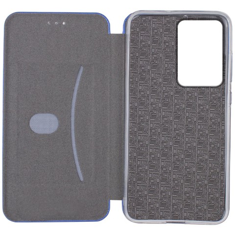 Шкіряний чохол-книжка Classy для Motorola Moto G85 Синій