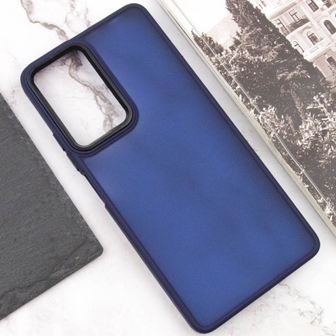 Чохол TPU+PC Lyon Frosted для Infinix Hot 50 4G Navy Blue