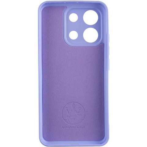 Чохол Silicone Cover Lakshmi Full Camera (AA) для Xiaomi Poco X6 Pro Бузковий / Dasheen
