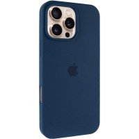 Чохол Silicone Case Full Protective (AA) для Apple iPhone 16 Pro Max (6.9") Синій / Blue Jay