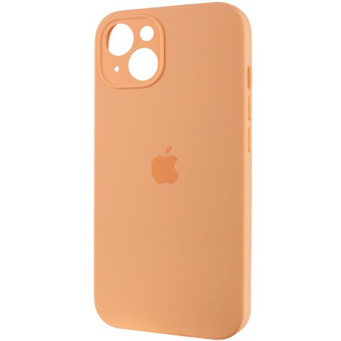 Чохол Silicone Case Full Camera Protective (AA) для Apple iPhone 15 (6.1") Помаранчевий / Cantaloupe