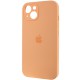 Чохол Silicone Case Full Camera Protective (AA) для Apple iPhone 15 (6.1") Помаранчевий / Cantaloupe