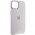 Чохол Silicone Case Metal Buttons (AA) для Apple iPhone 14 (6.1") Білий / White