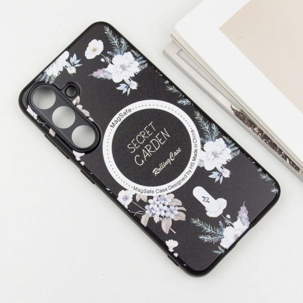 TPU+PC чохол Secret Garden with MagFit для Samsung Galaxy S24 Black