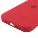 Чохол Silicone Case Full Protective (AA) with MagSafe для Apple iPhone 15 (6.1") Червоний / Deep Red