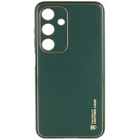 Шкіряний чохол Xshield для Samsung Galaxy A14 4G/5G Зелений / Army green