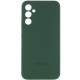Чохол Silicone Cover Lakshmi Full Camera (AA) with logo для Samsung Galaxy A35 Зелений / Dark green