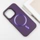 Шкіряний чохол SnapCase with MagSafe для Apple iPhone 13 / 14 (6.1") Dark Purple